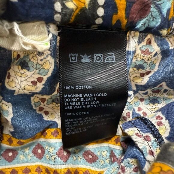 Urban Outfitters staring at Stars Crinkle Multicolor Festival cotton pants small - Picture 6 of 7